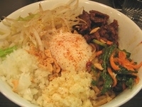 「まぜそば（ニンニク）」@山盛山の写真