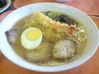「天ぷらラーメン」@やまいし 黒瀬店の写真