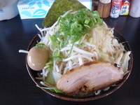 「どかめん+味玉 900円」@麺豪力の写真