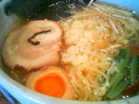 「戎拉麺（塩）+小ライス/サービス（￥760）」@戎の写真