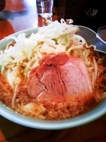 「小ラーメン（野菜増し）+味玉 700円」@ラーメン二郎 亀戸店の写真