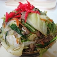 「肉そば 650円」@波布食堂の写真