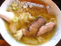 「ワンタンメン￥680」@手打らーめん 自慢亭の写真