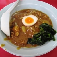 「カレーラーメン 小」@ラーメンショップ 熊谷店の写真