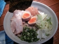 「煮干し油そば味玉入り」@煮干し 青樹の写真