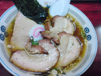 「支那そば（小）+チャーシュー」@白河中華そばの写真