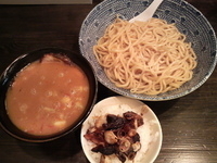 「辛つけ麺あつもり（並）+味玉+チャーシュー丼」@つけ麺 弐☆゛屋の写真