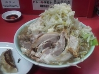 「ラーギョウ大（全マシ）+豚増し」@ドン-キタモトの写真