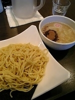 「つけめん（冷）並盛」@めん屋 いなば‏ 御徒町店の写真