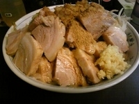 「太郎ラーメン 脂マシ（魚粉+にんにく）」@太極軒の写真