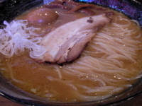 「ラーメン大盛（+味玉）」@つけ麺屋ちっちょ 神山本店の写真