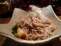 「もつつけ麺（880円）+トッピングもつ（180円）+トッピング生」@和醸良麺 すがりの写真