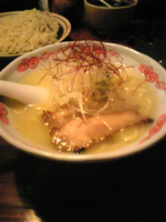 「鶏白湯らーめん」@麺・酒処 ぶらりの写真