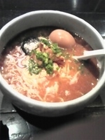 「掛け豚そば+味玉」@俺の空 池袋店の写真