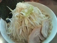 「ラーメン  魚介・ 野菜増し・ニンニク （650円）」@ラーメン どんの写真