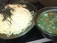 「つけ麺 中盛り+メンマ」@もちもちの木 新宿店の写真