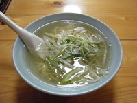 「塩ネギラーメン」@めん屋 ききょうの写真