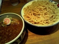 「辛つけ麺中盛あつもり（850円）」@麺屋 狢〜むじな〜の写真