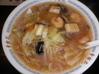 「五目野菜ラーメン(619円)餃子(105円)」@幸楽苑 愛子店の写真
