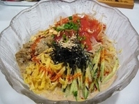 「冷やしトマト担々麺（麺大盛り）」@麺や 新のすけの写真