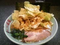 「ラーメン（中盛）+キャべチャ」@匠家 水戸中央本店の写真