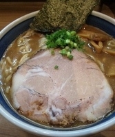 「濃厚和風エビ辛し中華そば750円+大盛り50円+のり100円+半」@中華そば・つけそば 浜屋 我孫子店の写真