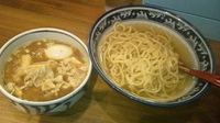 「豚玉つけめん並あつもり」@濃・淡つけ麺 三四郎の写真