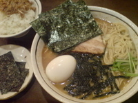 「1,000円コース 1番 濃厚とろとろスープのラーメン濃口（大盛」@ら～めん のとやま 長後本店の写真