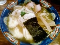 「特製ワンタン麺（黒だし）」@八雲の写真