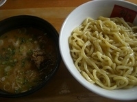 「魚介醤油白湯味つけめん」@麺豪 剣信の写真