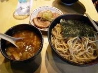 「つけそば（普通）+炙りトロチャーシュー+味玉」@BASSO ドリルマンの写真