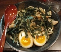 「油そば大盛（大盛は並盛と同額）+辛味増し」@油屋製麺 神田本店の写真