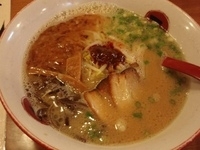 「こってりコク味（720円）（バリカタ）+替玉（120円）（ハリガ」@ラーメン一興 立花本店の写真