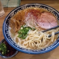 「濃厚味噌中華そば+特盛+エビ辛し 750円+100円+100円=」@中華そば・つけそば 浜屋 我孫子店の写真