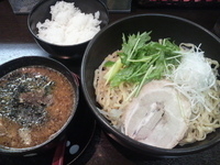 「カレーつけ麺+半ライス+チャーシュー（サービス）」@マルホン拉麺の写真