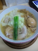 「塩ワンタン+味玉」@支那そば 心麺の写真