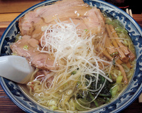 「塩ラーメン（細麺）」@軍鶏ラーメン美幸の写真