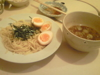 「魚介醤油 つけ麺（500円）」@炭火焼居酒屋 八っちゃん 柏東口店の写真