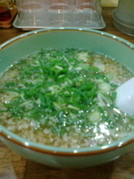 「たからじゃ九条ネギらーめん（細麺）」@たからじゃらーめんの写真