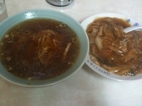 「ラーメンと中華丼のセット」@幸楽の写真