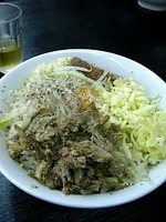 「汁なし（ヤサイニンニク）」@らーめん豚喜の写真