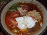 「激辛カレーそば（800円）+セット（200円）」@沖縄的食堂 ちゃちゃぶ～の写真