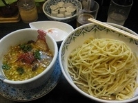 「味噌つけそば+温鮮玉子」@RAMPoWの写真