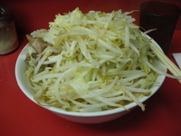 「ダブル小ラーメン（850円）」@ラーメン二郎 千住大橋駅前店の写真