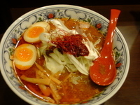 「味玉辛味噌」@純連 立川店の写真