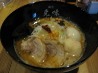 「特製NEO-味噌海老マー油」@麺匠 克味の写真