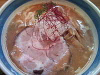 「濃厚味噌中華そば+エビ辛子（750円+100円）」@中華そば・つけそば 浜屋 我孫子店の写真