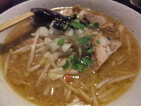 「元祖豚ほぐし味噌らーめん」@行者ラーメン 熱人G麺の写真