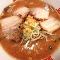「みそチャーシューメン（麺カタメ）¥878」@おおぎやラーメン 笠懸店の写真