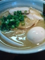 「荒煮干しそば味玉入り」@煮干し 青樹の写真